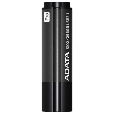 ADATA S102 Pro Flash Drive 256GB Ultra Fast USB 3.0 Read Speed 100 MB/S, Grey