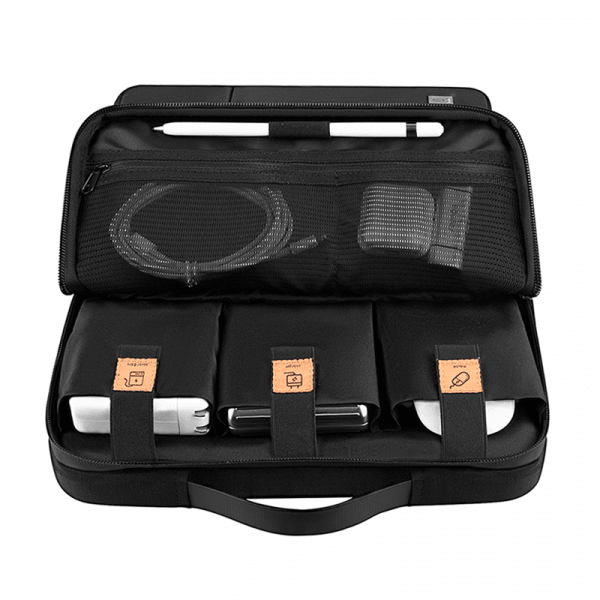 WIWU ALPHA DOUBLE LAYER SLEEVE BAG FOR 13.3" LAPTOP - BLACK