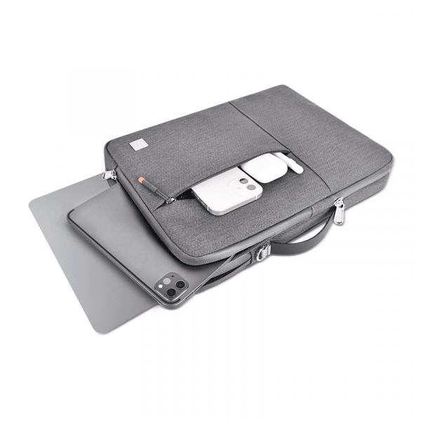 WIWU ALPHA DOUBLE LAYER SLEEVE BAG FOR 13.3" LAPTOP - GRAY