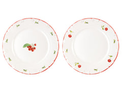Cherry 6 Pcs Cake Plate Set - Madame Coco JO