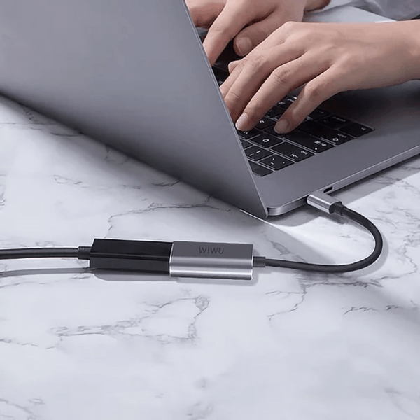 WIWU ALPHA TYPE-C TO HDMI USB-C HUB - GREY