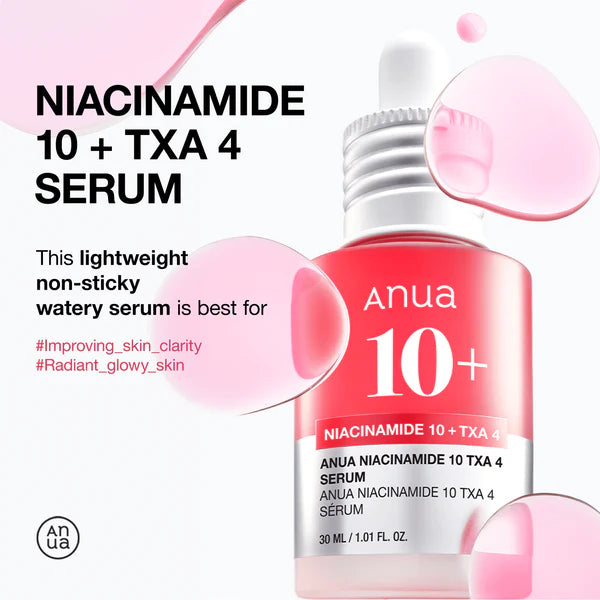 ANUA Niacinamide 10% + TXA 4% Serum – Brightening & Even Tone