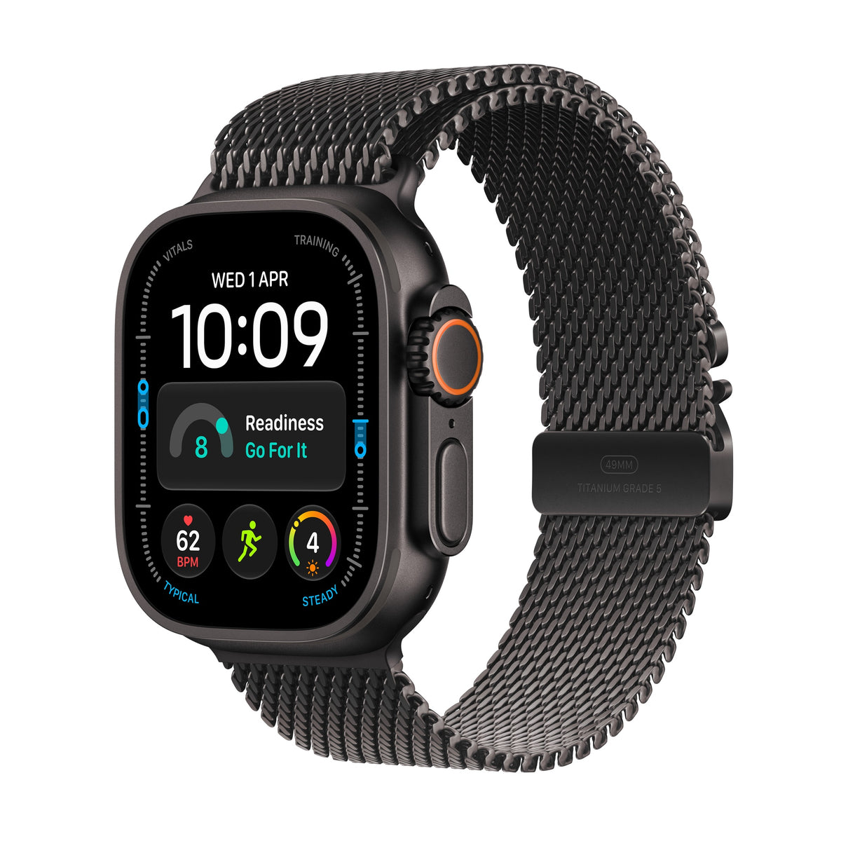 Apple Watch Ultra 4 Black Titanium with Milanese Loop