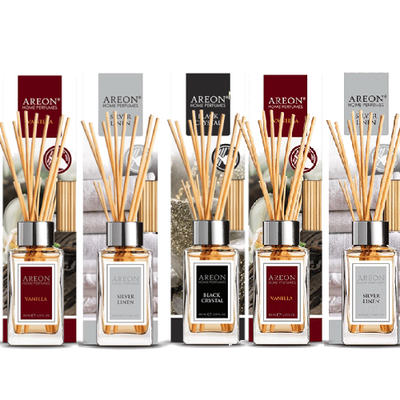 AREON Home Perfume Reed Diffuser Set, 5 Pieces