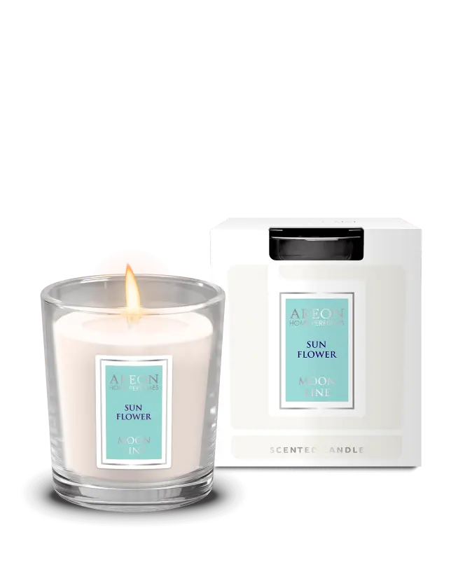 AREON Moon Line Scented Candle, Sunflower