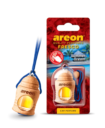 AREON Hanging Jar Car Air Freshener, Summer Dream