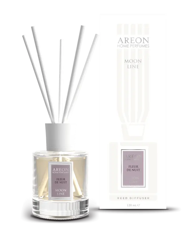 AREON Moon Line Reed Diffuser, Fleur De Nuit, 120 ml