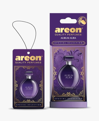 AREON Selection Hanging Car Air Freshener, Aurum Aura