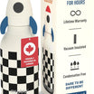 ASOBU Bestie Rocket Checker Kids Straw Bottle