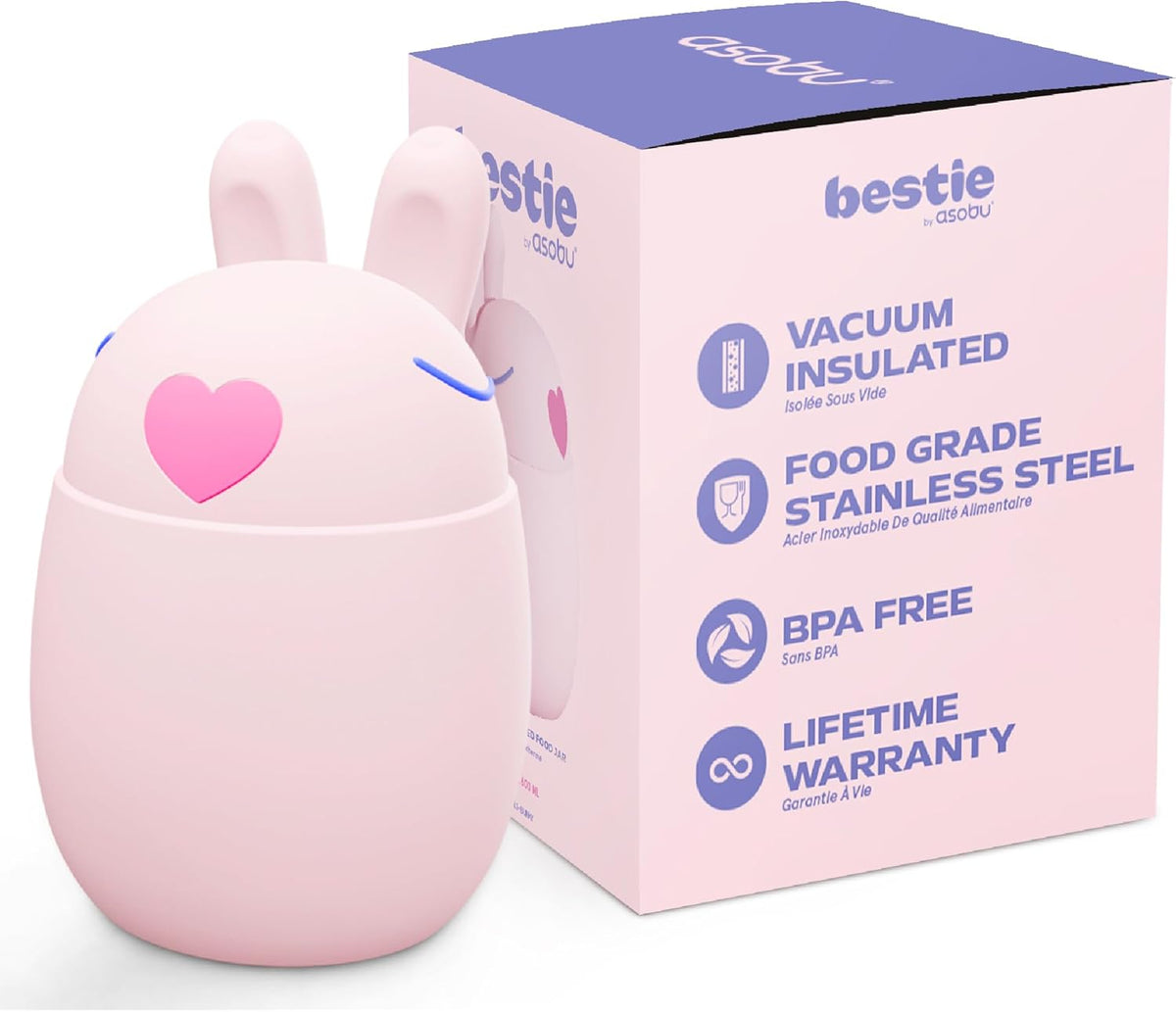 ASOBU Bestie Foodie Kids Insulated Food Jar – Character Edition 2