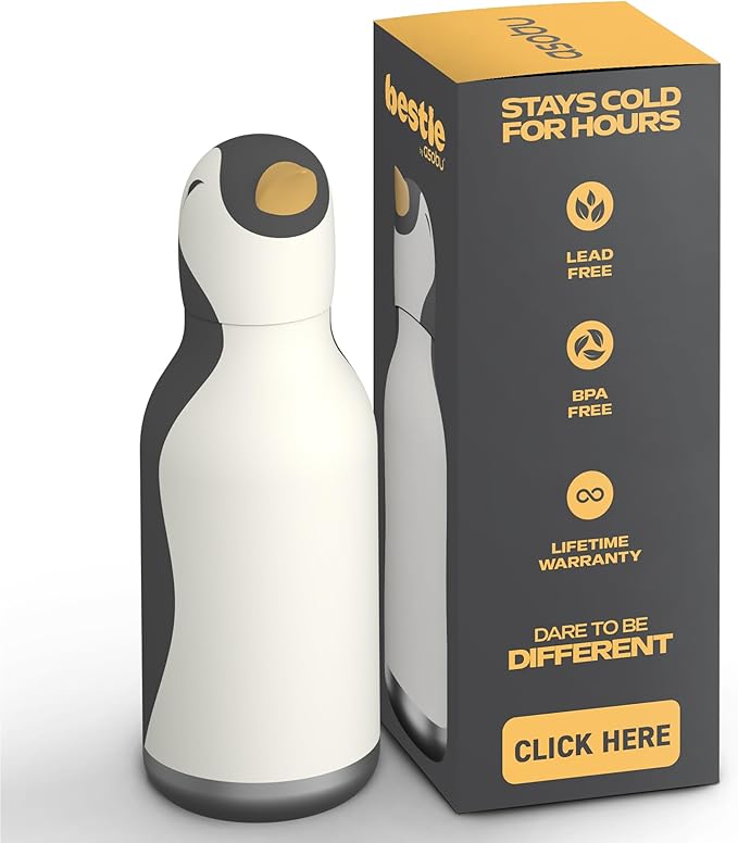 ASOBU Bestie Insulated Stainless Steel Water Bottle – Penguin