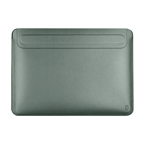 WIWU ALITA SKIN PRO PORTABLE SLIM STAND SLEEVE FOR MACBOOK PRO 16" - MIDNIGHT GREEN