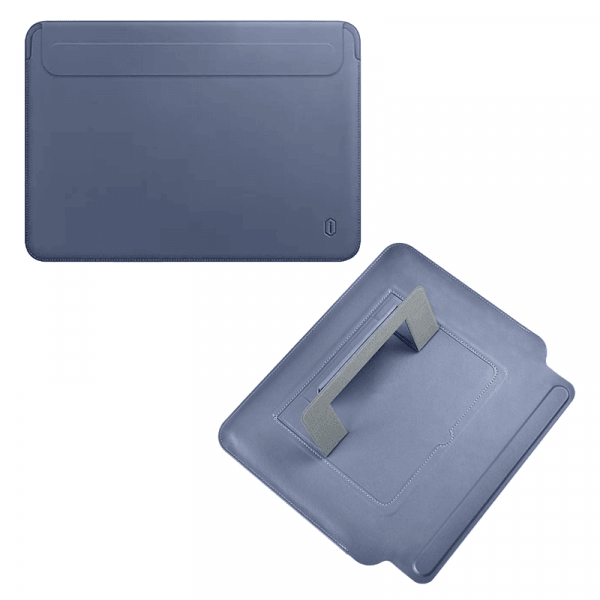 WIWU ALITA SKIN PRO PORTABLE SLIM STAND SLEEVE FOR MACBOOK PRO 16" - NAVY BLUE