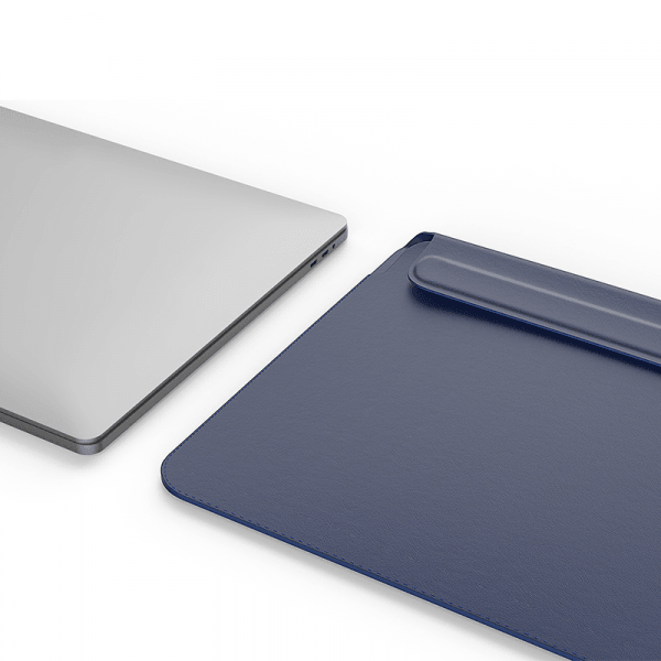 WIWU ALITA SKIN PRO PORTABLE SLIM STAND SLEEVE FOR MACBOOK PRO 16" - NAVY BLUE