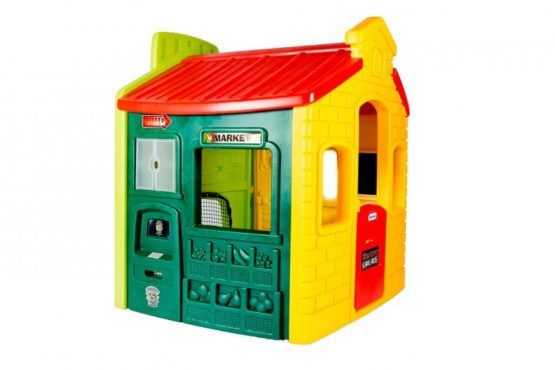 Little Tike Tikes Town Playhouse-evergreen