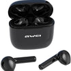 AWEI Wireless Earbuds / Bluetooth 5.3/ Stereo In-Ear Earphones with Microphone - Black