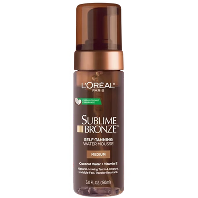 L'Oréal Sublime Bronze Self-Tanning Mousse Medium – Pack of 24