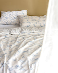 Tiny King Size  Fitted Duvet Cover Set - Ranforce Patterned - Madame Coco JO