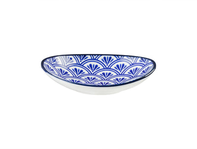 Rêve Bleu Belfort Oval Plate - Madame Coco JO