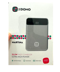 DOMO MARTINA 20000mAh 22.5W Ultra High Power Fast Charger Power Bank - Grey