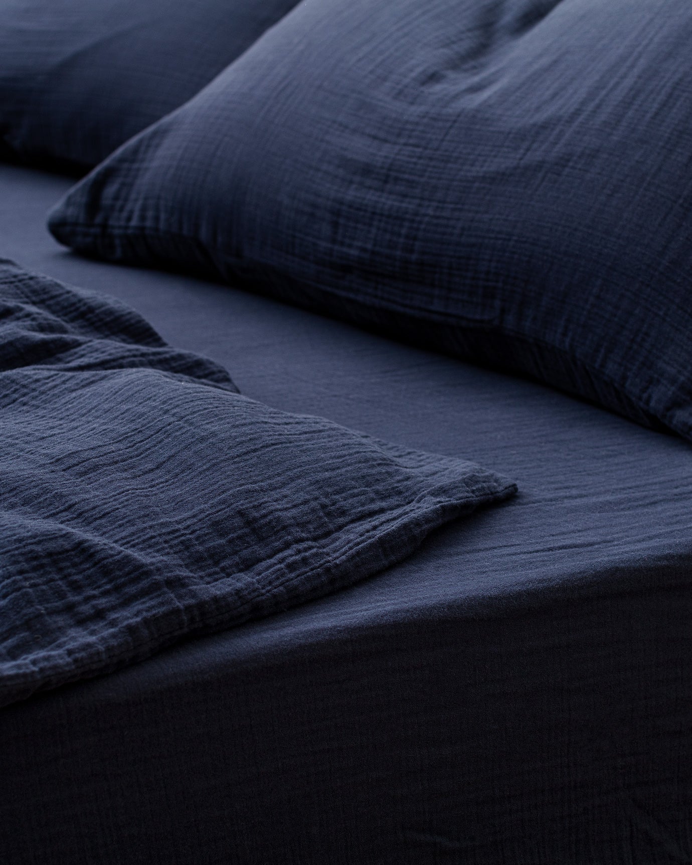 Marla  Muslin Superking Size Duvet Cover Set - Fitted - Madame Coco JO