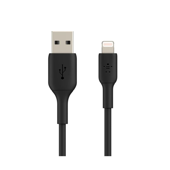 Belkin BoostCharge Lightning Cable 2-Pack - 3.3ft/1M CAA001bt1MBK2
