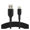 Belkin Braided USB-C to USB-A Cable 3M CAB002bt3M