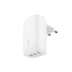 Belkin BoostCharge 3 Port USB-C® Wall Charger with PPS 67W WCC002vfWH