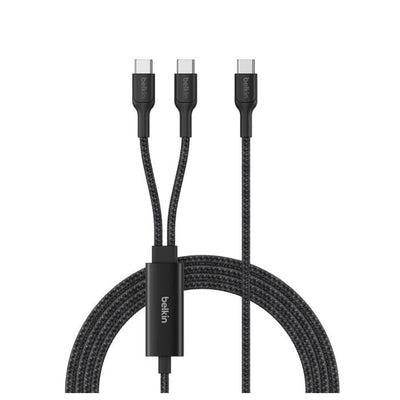 Belkin BoostCharge Pro Braided USB-C to Dual USB-C Cable 140W CAC004HQ1.5M