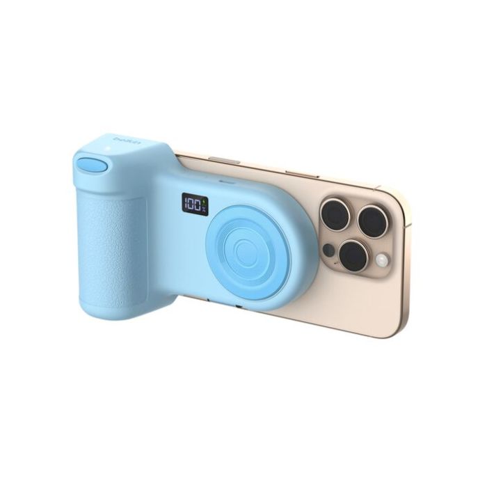 Belkin Stage PowerGrip Magnetic 15W 9.3K mAh Charging Camera Grip with Power Bank CTA006HQBL