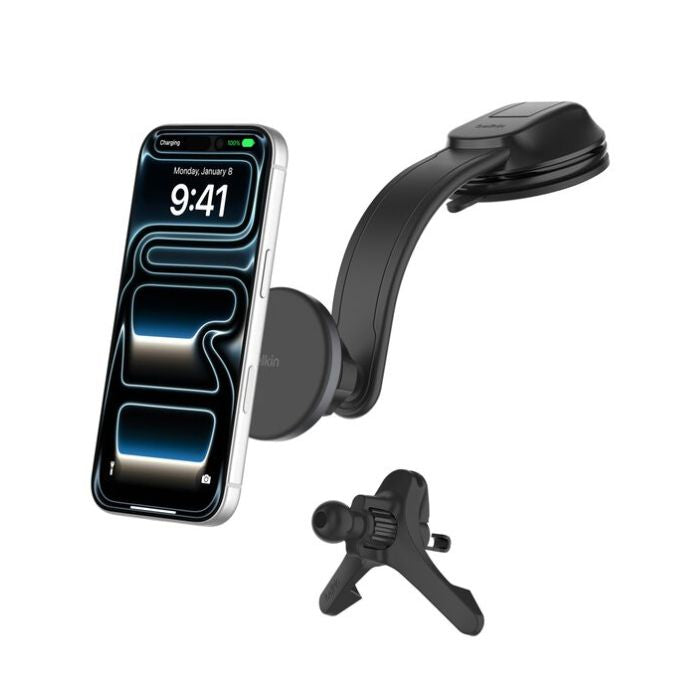 Belkin Magnetic Wireless Charging Car Vent and Dash Mount WIC012HQ