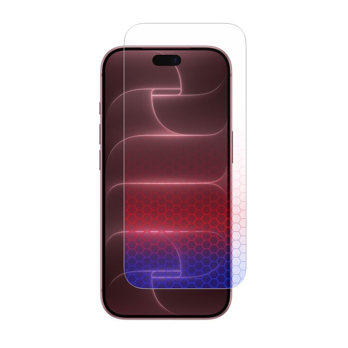 Belkin Screen Protector Titan SmartShield Pro Blue-to-Red Screen Protector for iPhone 18 Pro / iPhone 17 Pro - OVA295hq
