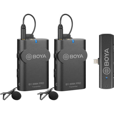 BOYA BY-WM4 Pro-K4 Dual Wireless Mic for iPhone