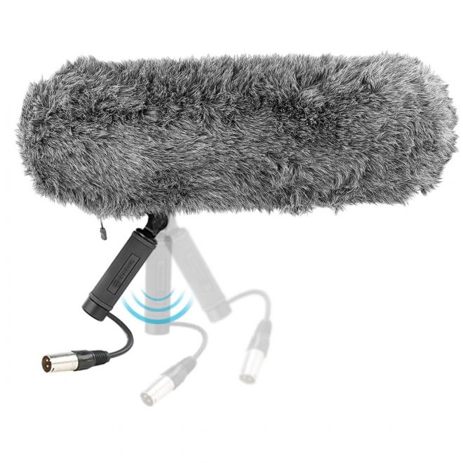 BOYA BY-WS1000 Windshield & Shock Mount System for Shotgun Mics