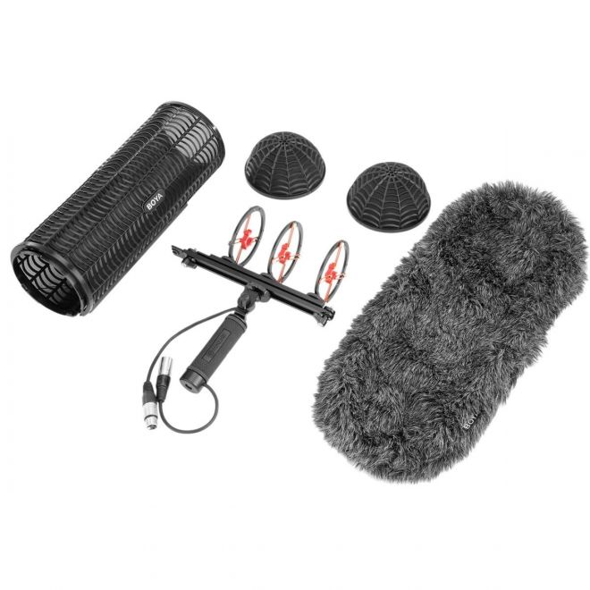 BOYA BY-WS1000 Windshield & Shock Mount System for Shotgun Mics