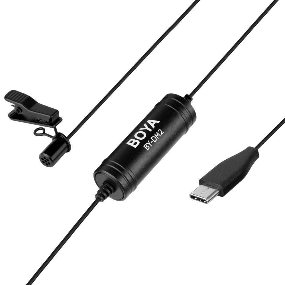 BOYA Digital Lavalier Microphone For Android Devices - Black