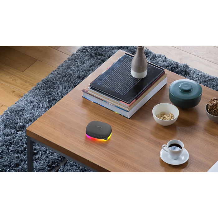Philips TAS2307BK/97 Bluetooth Speaker with Lights – Black
