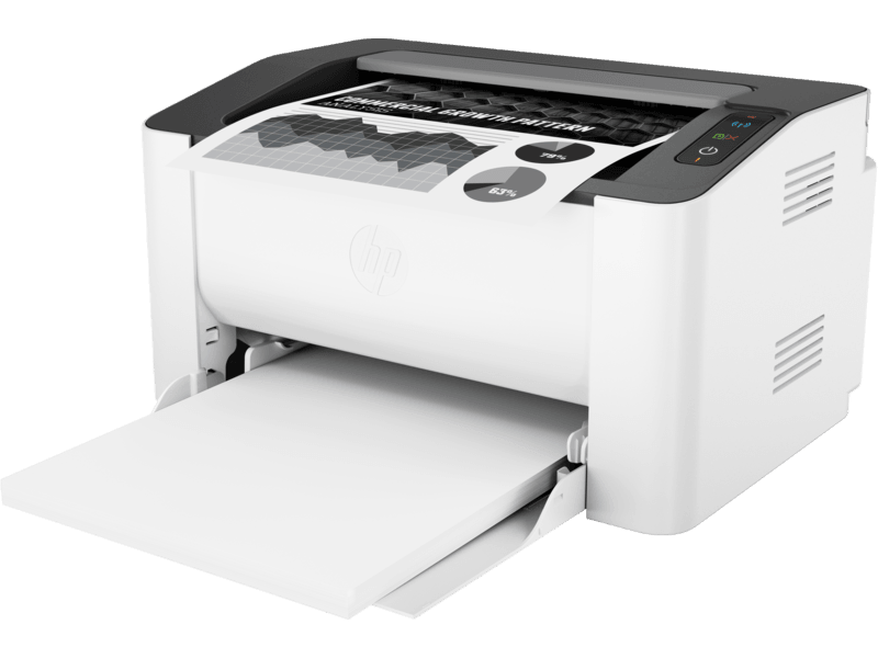 HP Laser Jet 107w A4 Mono LaserJet Printer Wireless - White