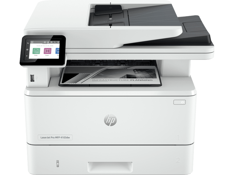 HP LaserJet Pro MFP 4103dw Printer (2Z627A)