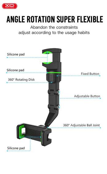 XO C107 car rearview mirror  multifunctional rotatable Holder