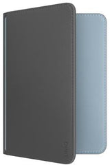 UNIQ Belmont Passport Holder Tracker With Rfid- Blocking - Charcoal (Charcoal/Washed Blue)
