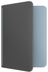 UNIQ Belmont Passport Holder Tracker With Rfid- Blocking - Charcoal (Charcoal/Washed Blue)