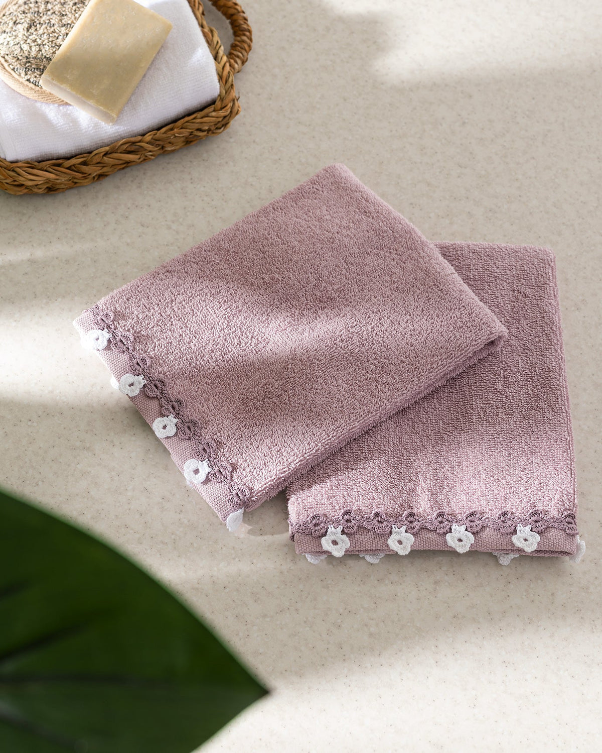 Jeanne 2 Pack Hand Towel - Madame Coco JO