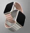UNIQ Revix Reversible Magnetic Apple Watch Strap 49/45/44/42mm - Blush (Pink/Beige)