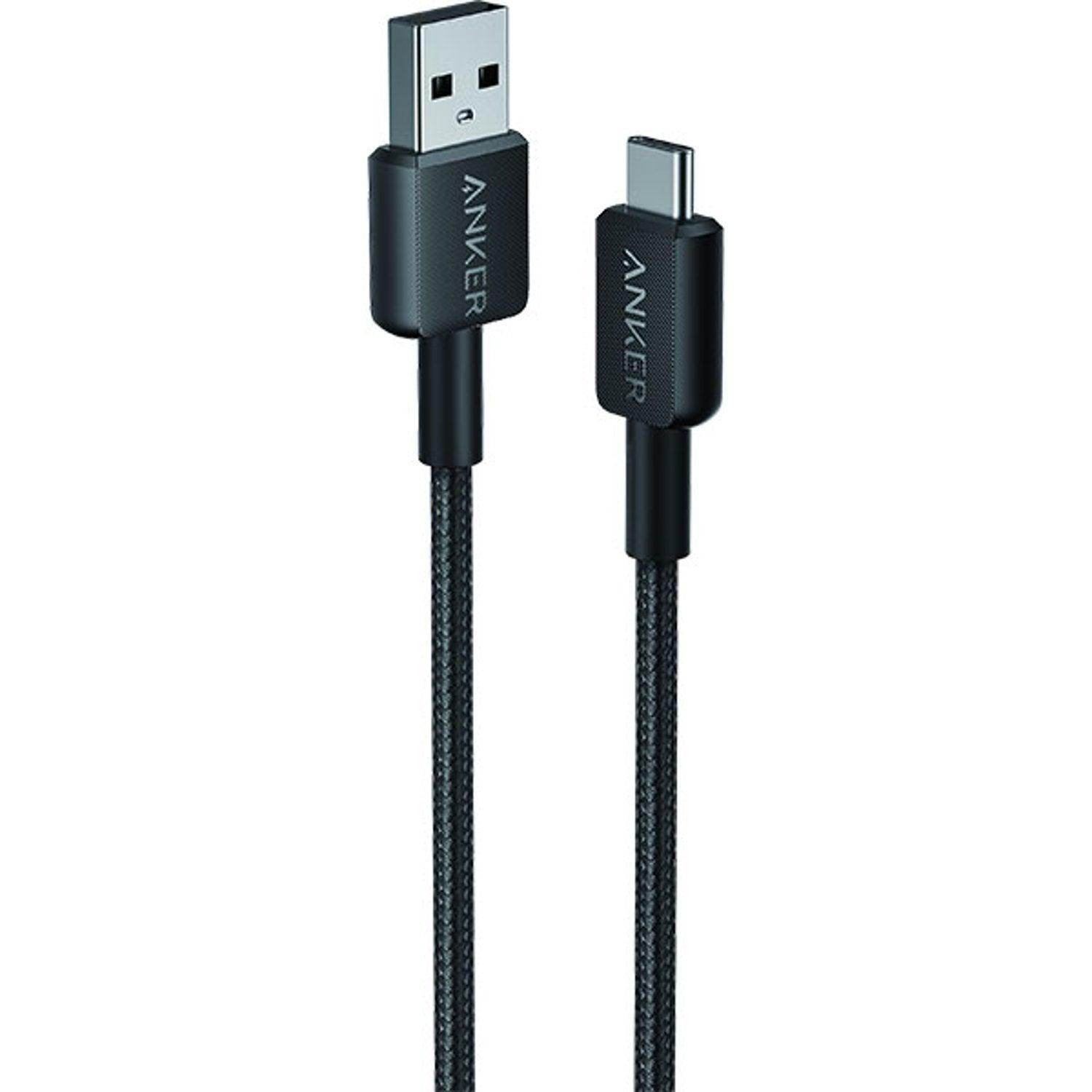 Anker 322 USB-A to USB C Cable 6ft Fast and Durable - Black