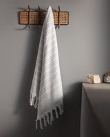 Madame Coco Pile Hammam Bath Towel – Natural Cotton Fast-Drying Hammam Towel with Elegant Pattern