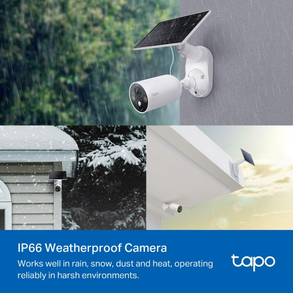 Tapo TC85 KIT — Camera with Solar Panel Mounted