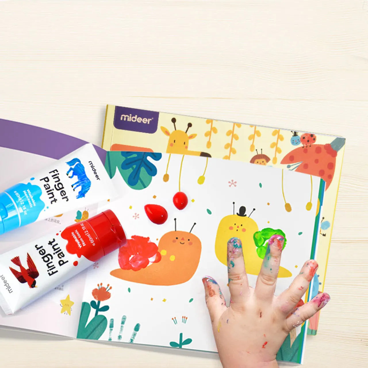 Mideer Finger Paint Art Book