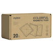 Mideer Colorful Magnetic Tiles 20pcs - Warm Color