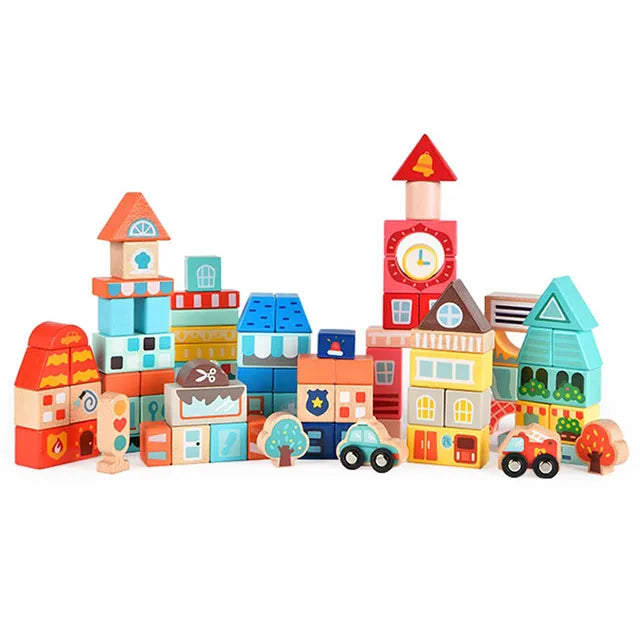 Mideer City Blocks Enhance Creativity - 100PCS